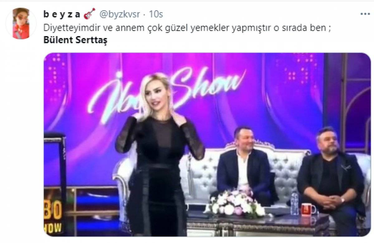 İbo Show’da oryantal Didem’i izlemeyen Bülent Serttaş ile ilgili güldüren paylaşımlar