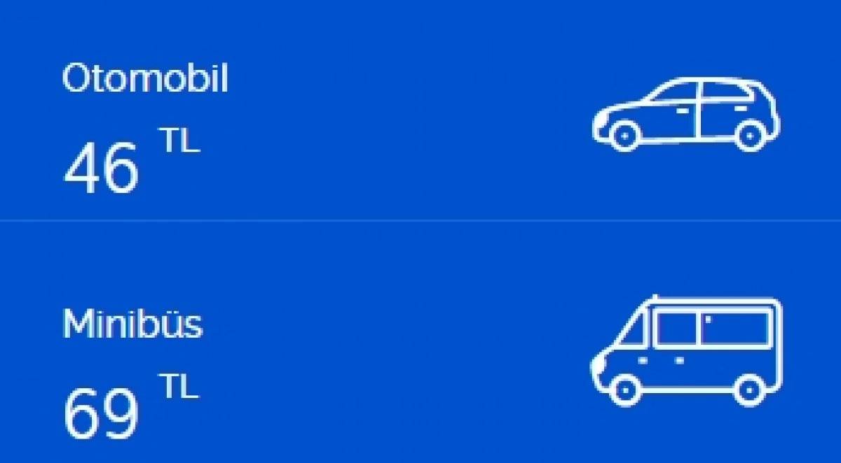 Avrasya Tüneli geçiş ücretine zam geldi