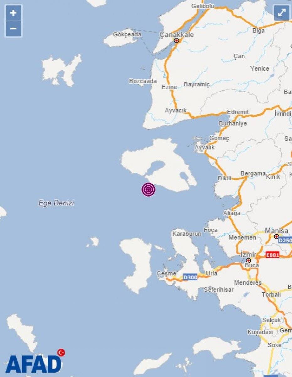 İzmir'de 5.1 büyüklüğünde deprem