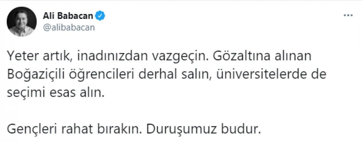 Boğaziçi Üniversitesi'ndeki eylemlere destek veren isimler