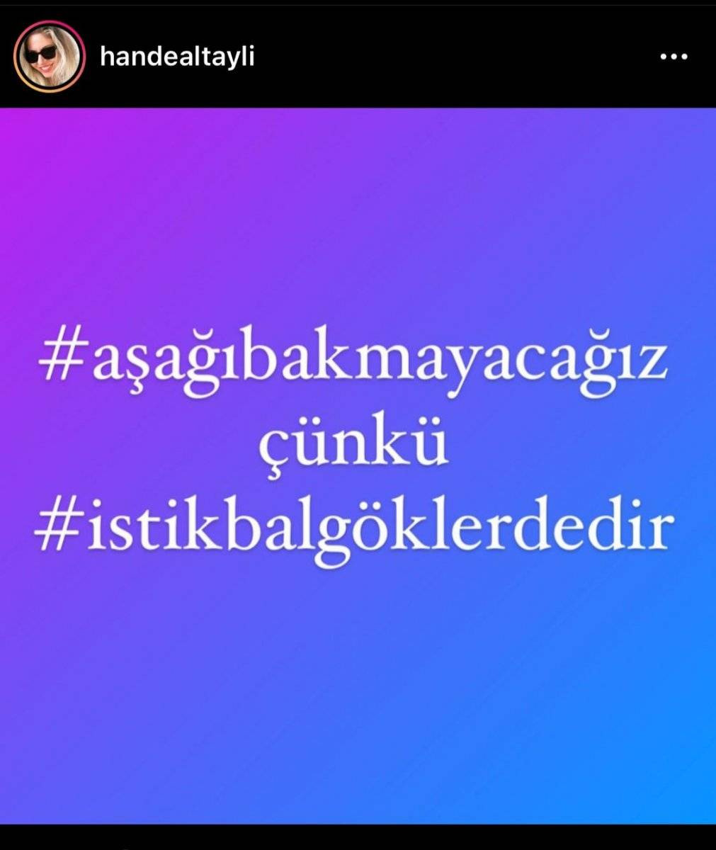 Gezi tayfası aşağı bakmayacağız diyor
