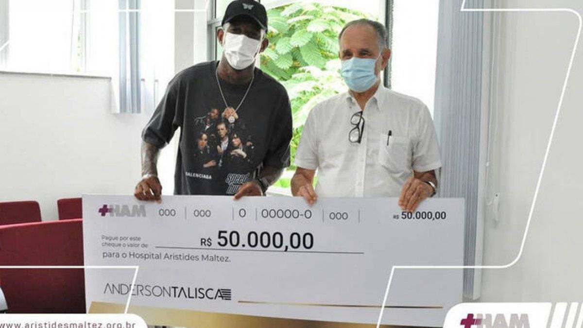 1 milyon takipçiye ulaşan Talisca 67 bin TL bağış yaptı