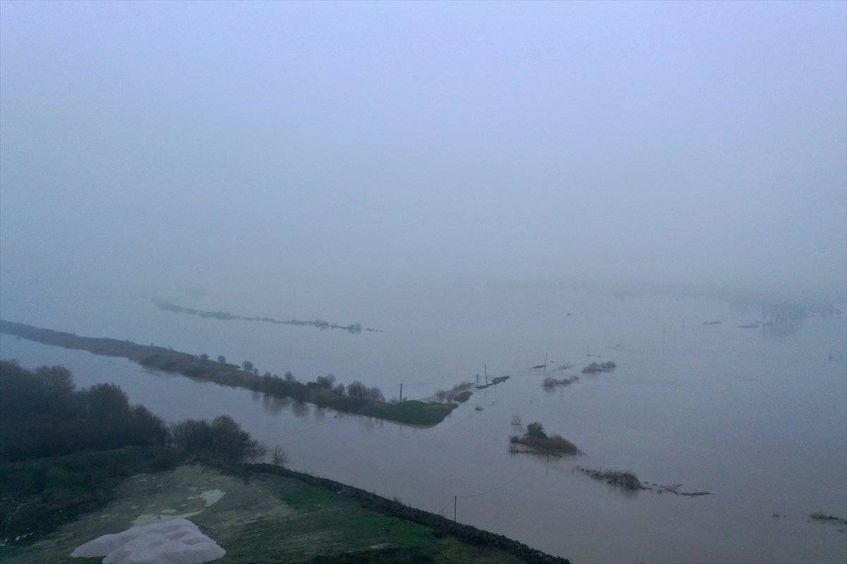 Ergene Nehri'nde turuncu alarm