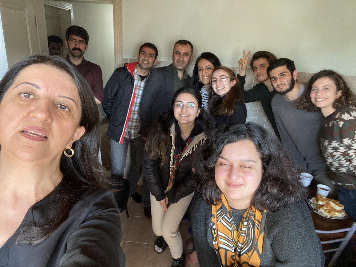 HDP'li Pervin Buldan, Boğaziçi Üniversitesi öğrencilerini ziyaret etti