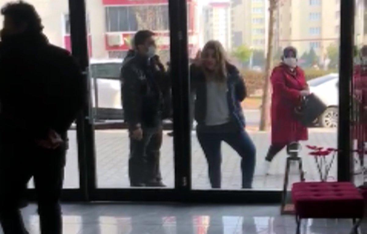 Kahramanmaraş'ta Gülcan Ç, yine olay çıkardı