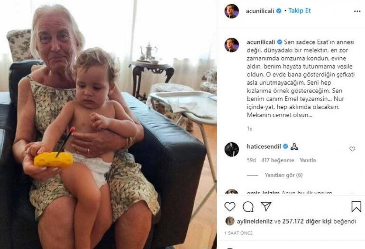 Acun Ilıcalı'dan duygusal Emel Yontuç mesajı