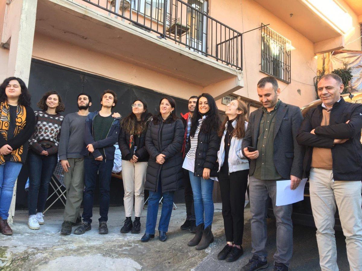 HDP'li Pervin Buldan, Boğaziçi Üniversitesi öğrencilerini ziyaret etti