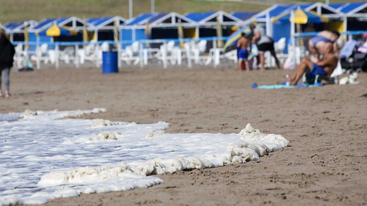 Arjantin’in gözde plajı köpürdü