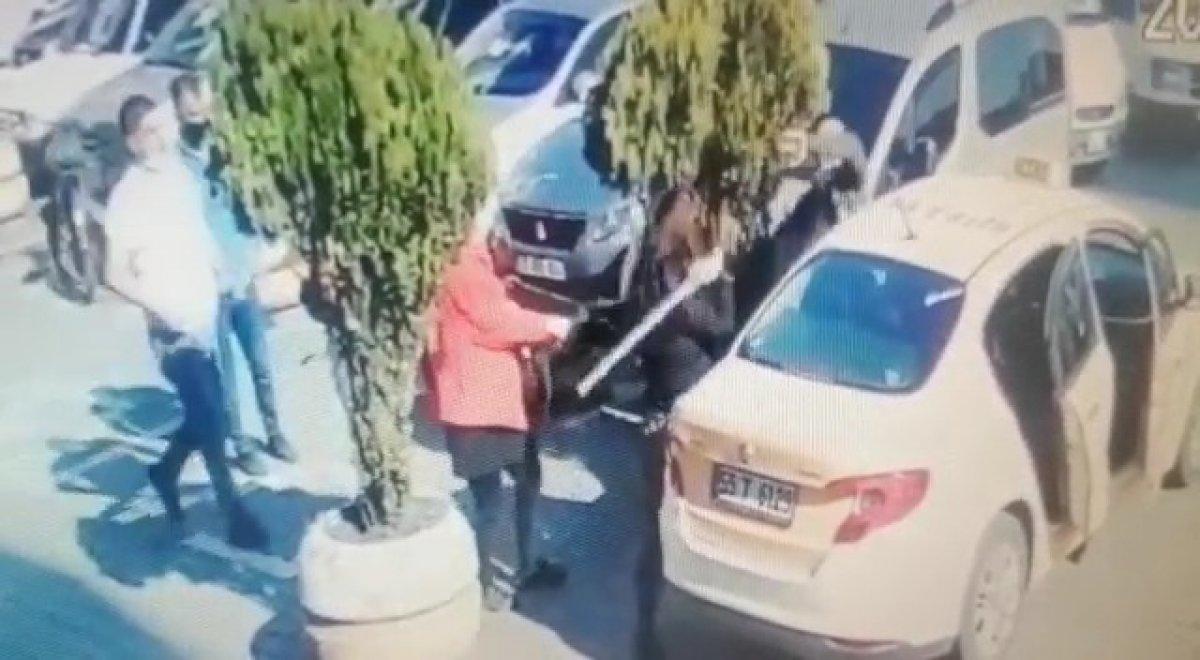 Samsun'da akrabalar arasında bastonlu kavga