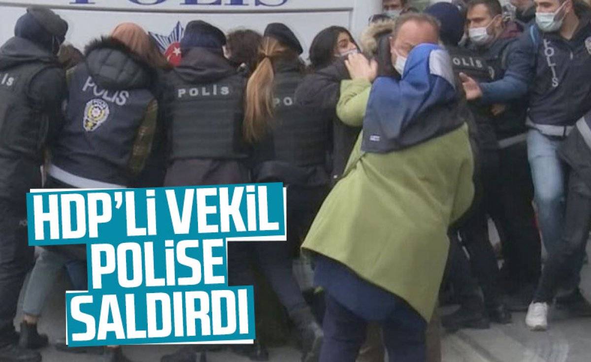 Polisin kendisini yerde sürüklediğini iddia eden öğrenciye HDP'li Hüda Kaya'dan destek