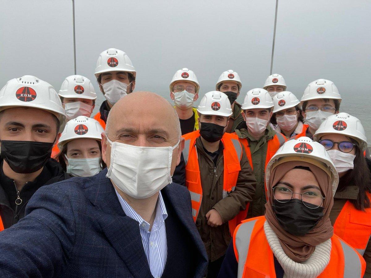 Adil Karaismailoğlu'nun 318 metre yükseklikten paylaşımı