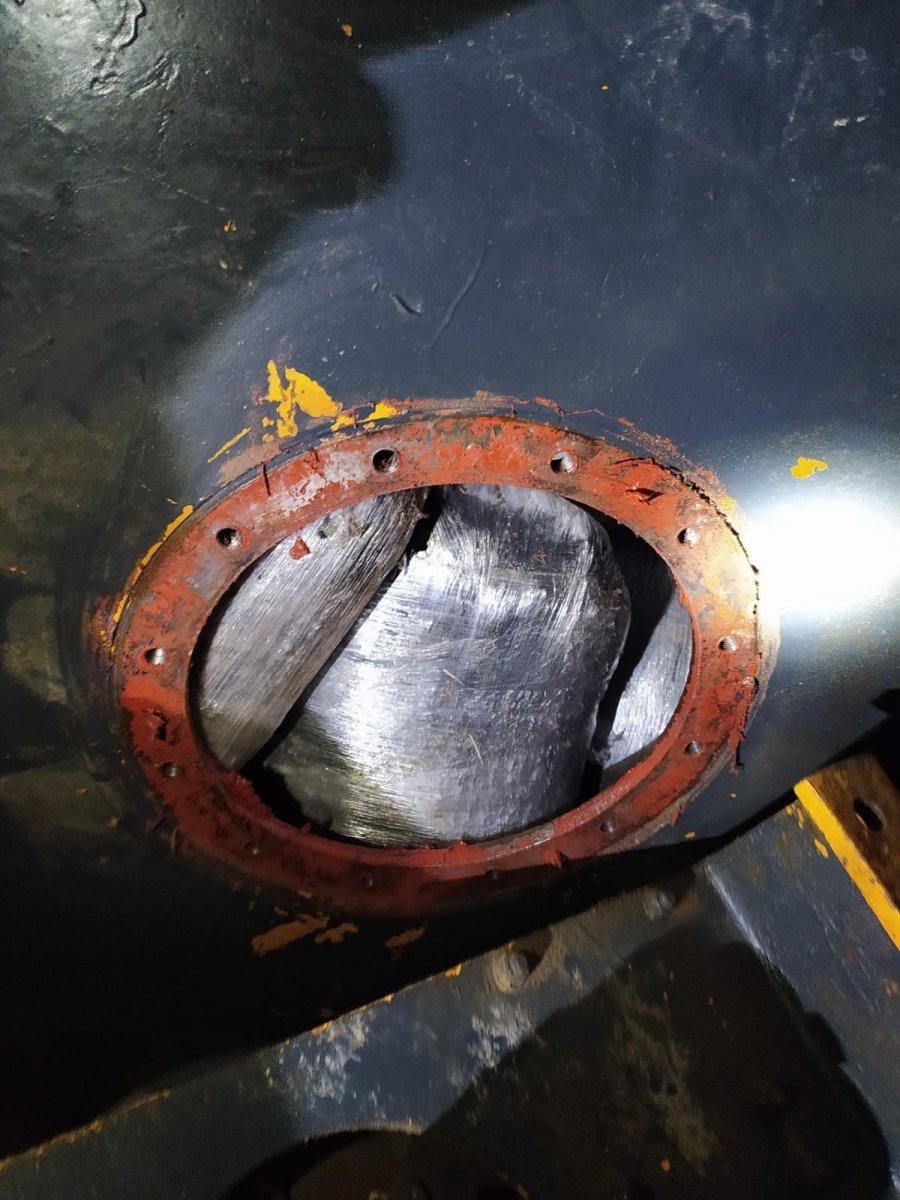 Mardin'de, iş makinasına gizlenmiş 195 kilo uyuşturucu ele geçirildi