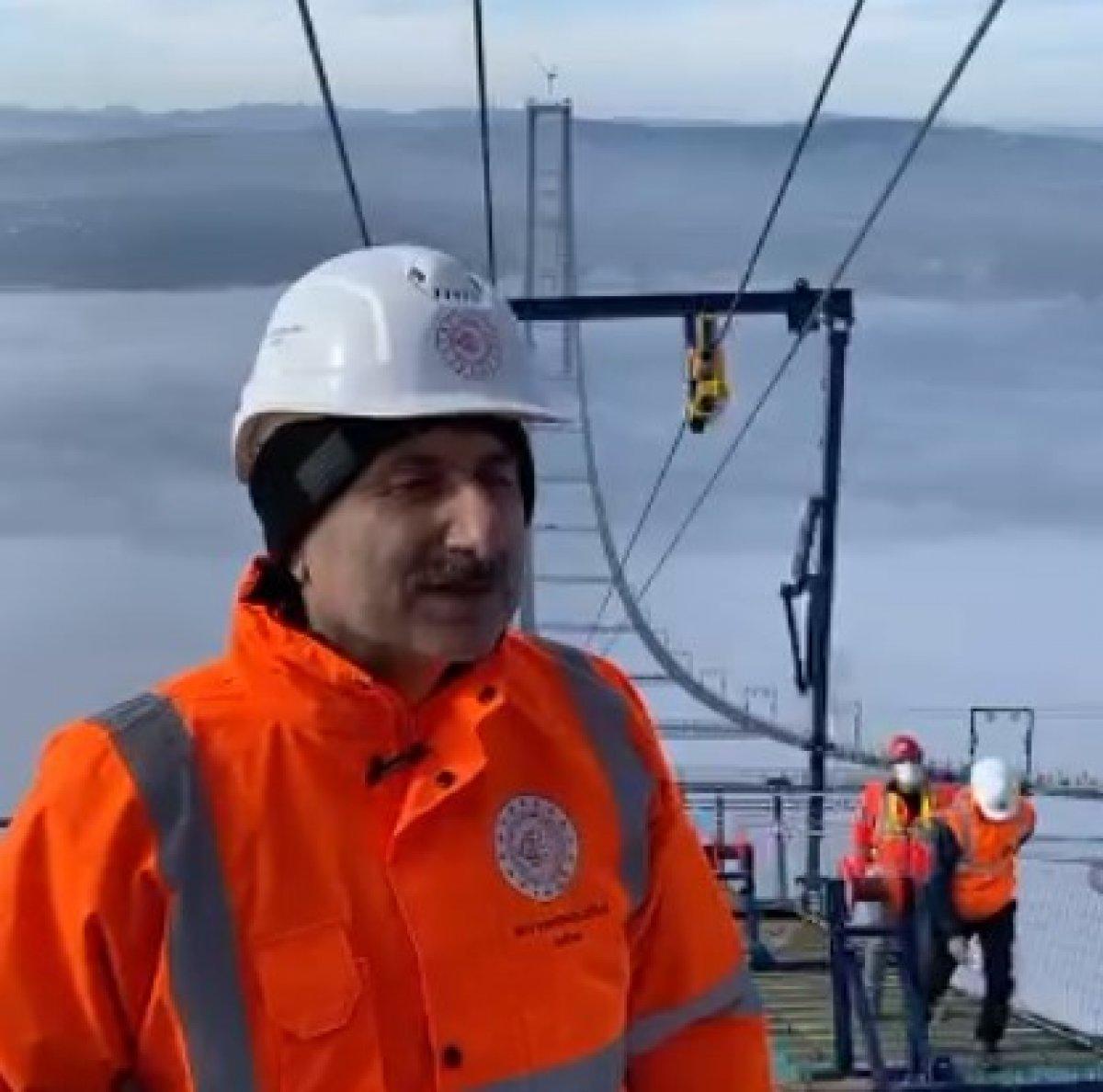 Adil Karaismailoğlu'nun 318 metre yükseklikten paylaşımı