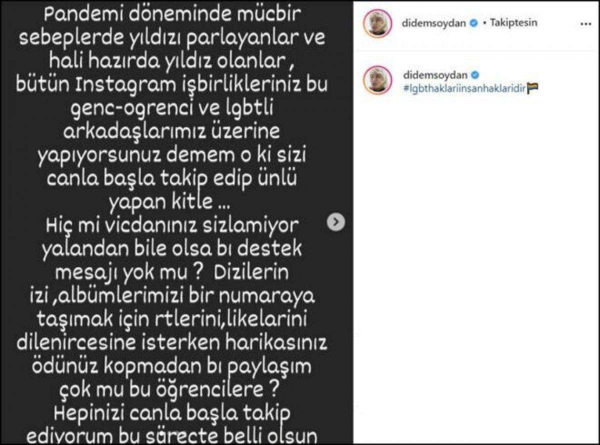 Didem Soydan ve Bartu Küçükçağlayan'ın LGBT kavgası