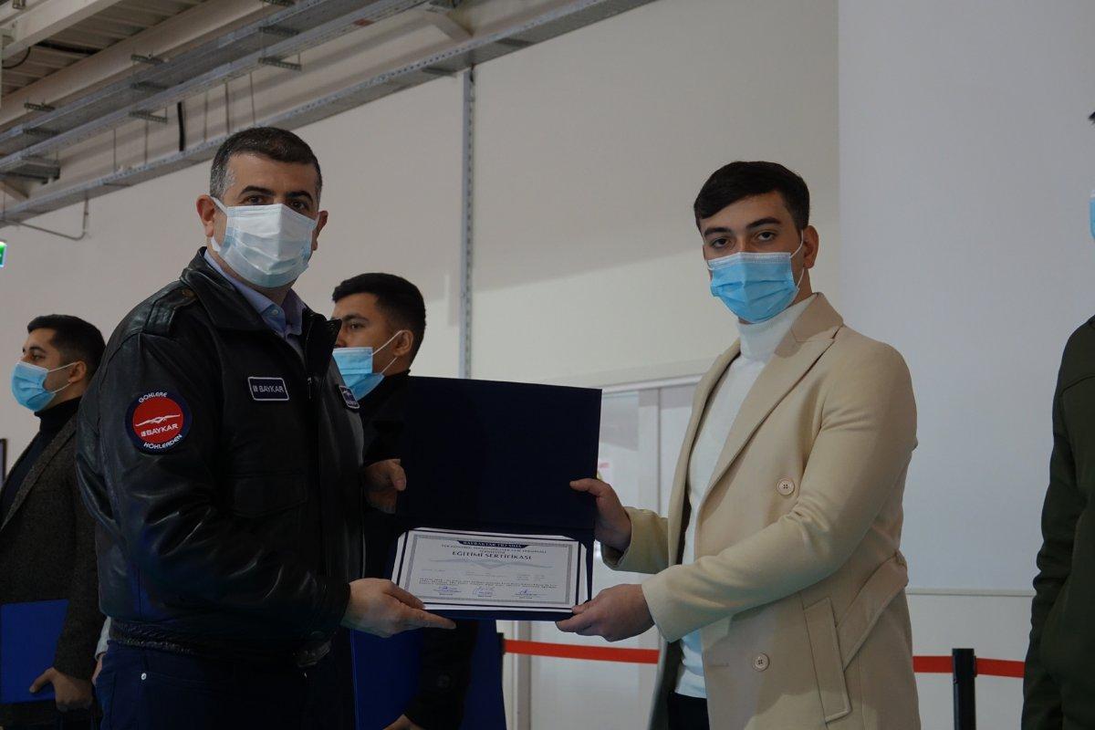 Azerbaycan askerleri, Bayraktar TB2 SİHA Operatörlüğü eğitimini tamamladı
