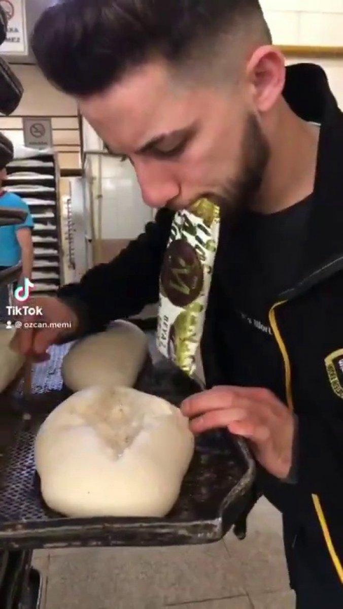 Mersin’de ekmekle çirkin oyun