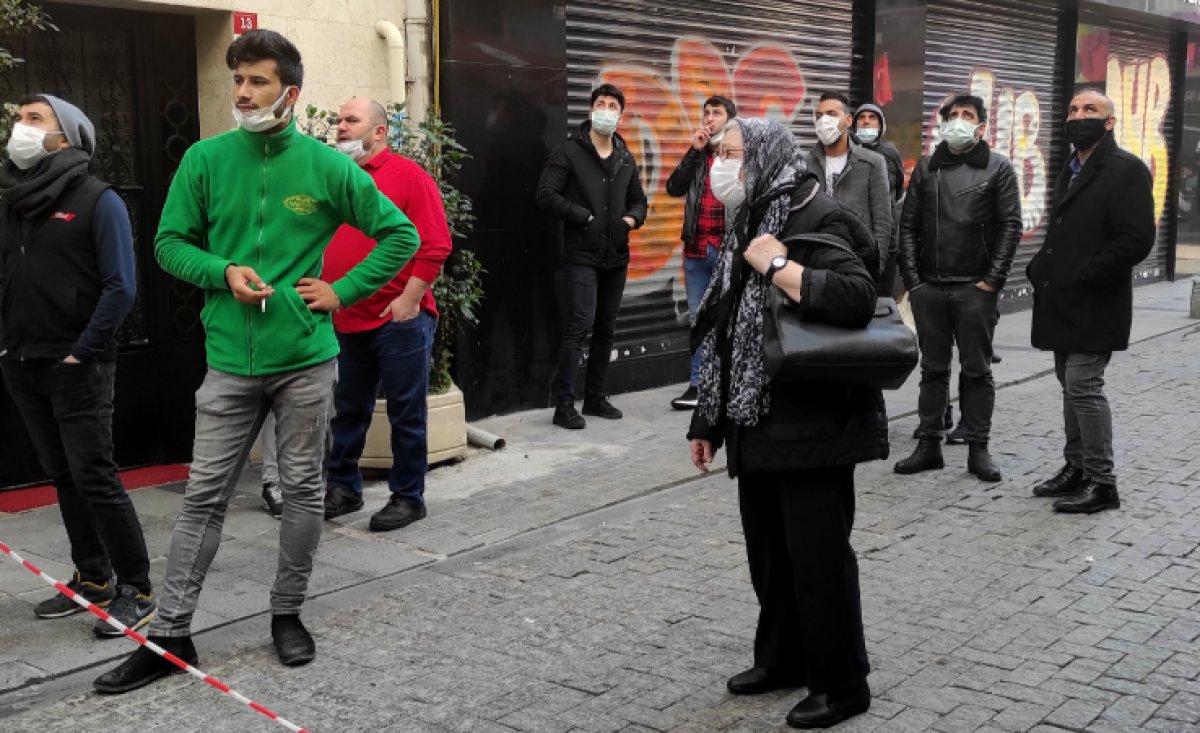 Beşiktaş'ta lokantada yangın çıktı