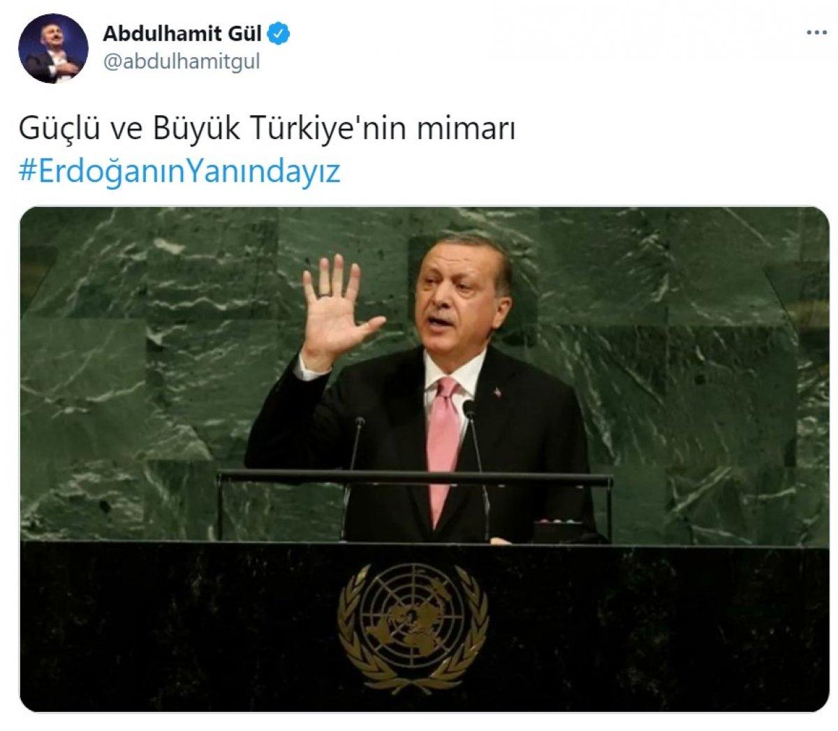 Cumhurbaşkanı Erdoğan'a destek tweet'leri 2 milyonu aştı