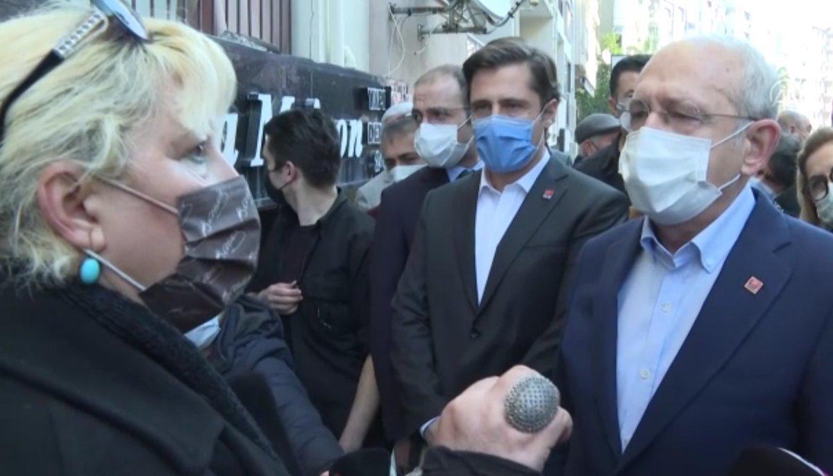 İzmirli kadın esnaftan Kemal Kılıçdaroğlu'na altyapı tepkisi