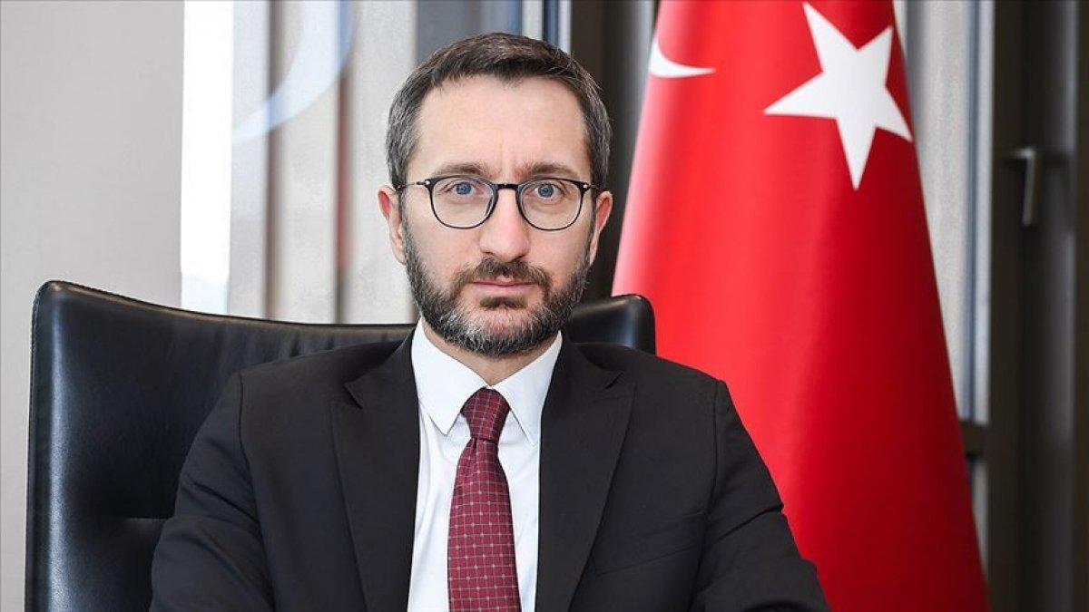 Fahrettin Altun: Aziz milletimiz, her türlü hain girişimi bertaraf edecektir