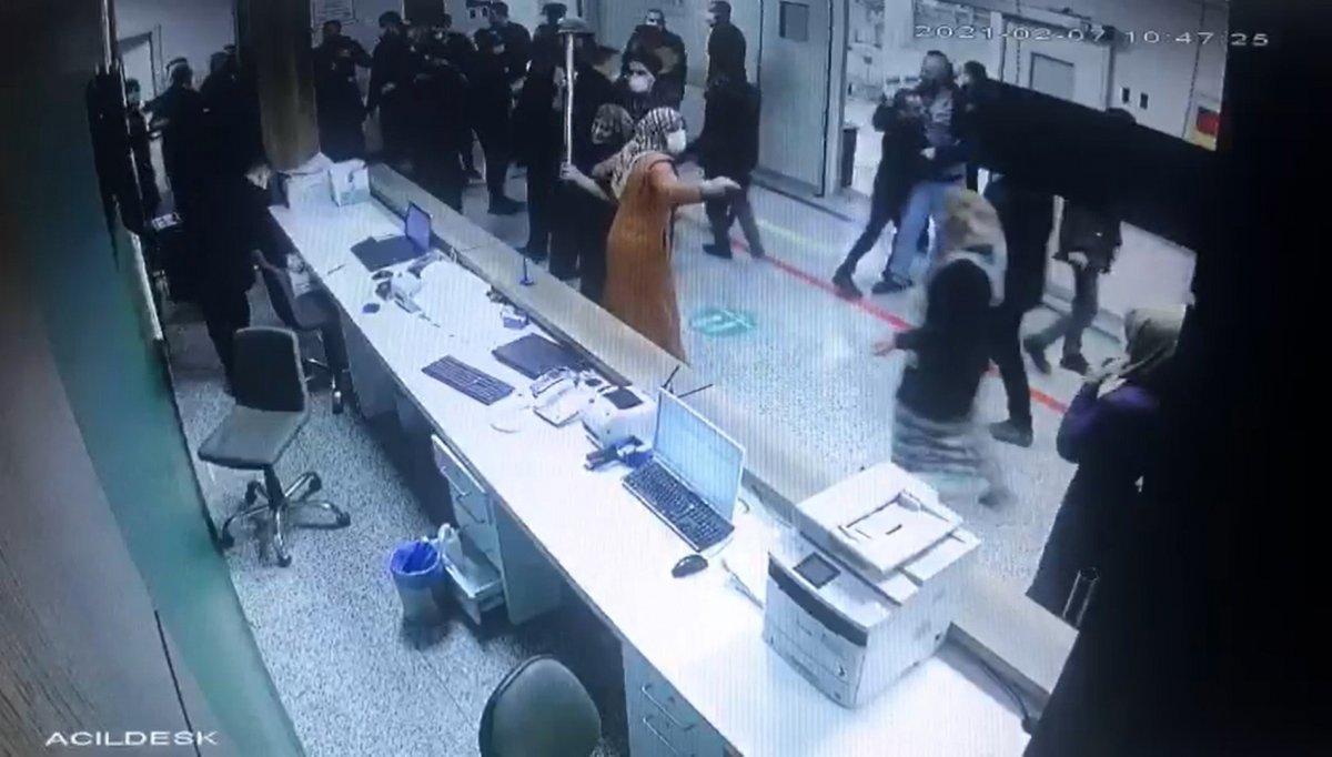 Gaziantep'ta hasta yakınları, sağlık çalışanlarına saldırdı