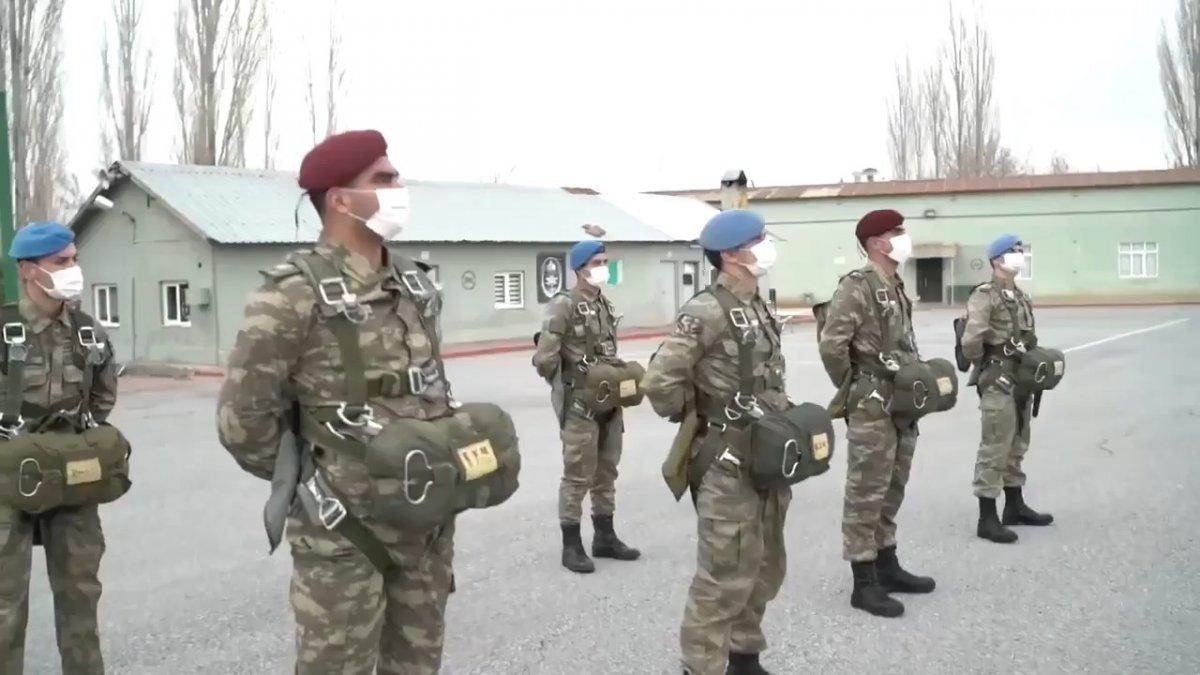 Türk ve Azerbaycan askerlerine, Statik Atlayış Eğitimi verildi