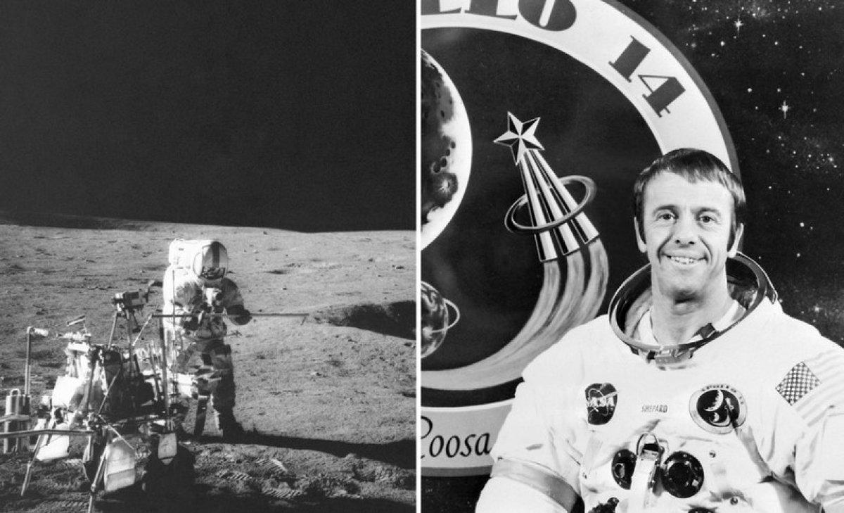 Astronot Alan Shepard’ın Ay’da kaybettiği golf topları 50 yıl sonra bulundu