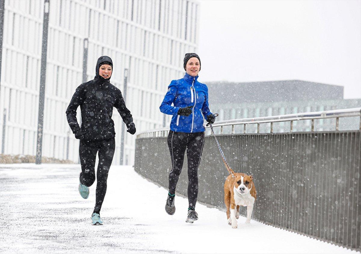 Avrupa'da kar yağışı etkili oldu