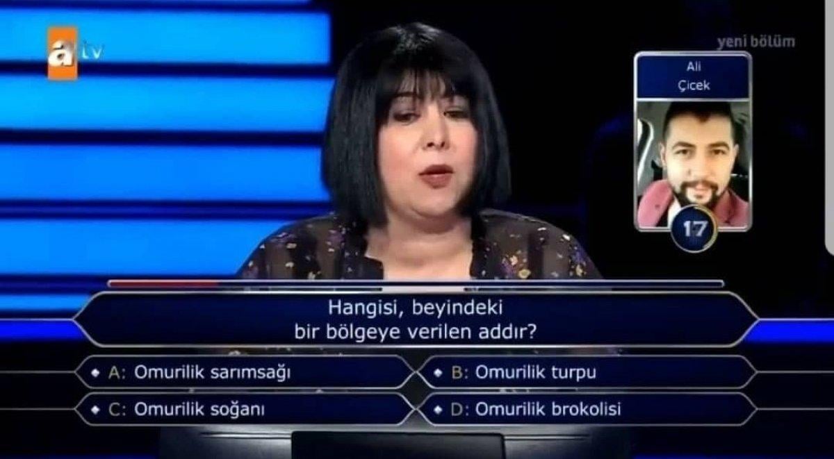 Kim Milyoner Olmak İster'de doktorun yanıtı dalga konusu oldu