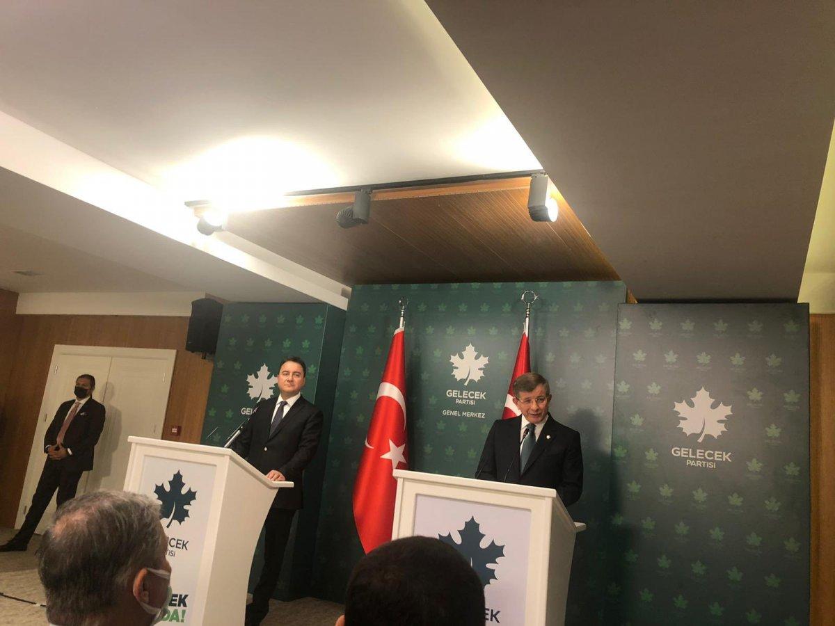 Ali Babacan'dan Ahmet Davutoğlu'na ziyaret