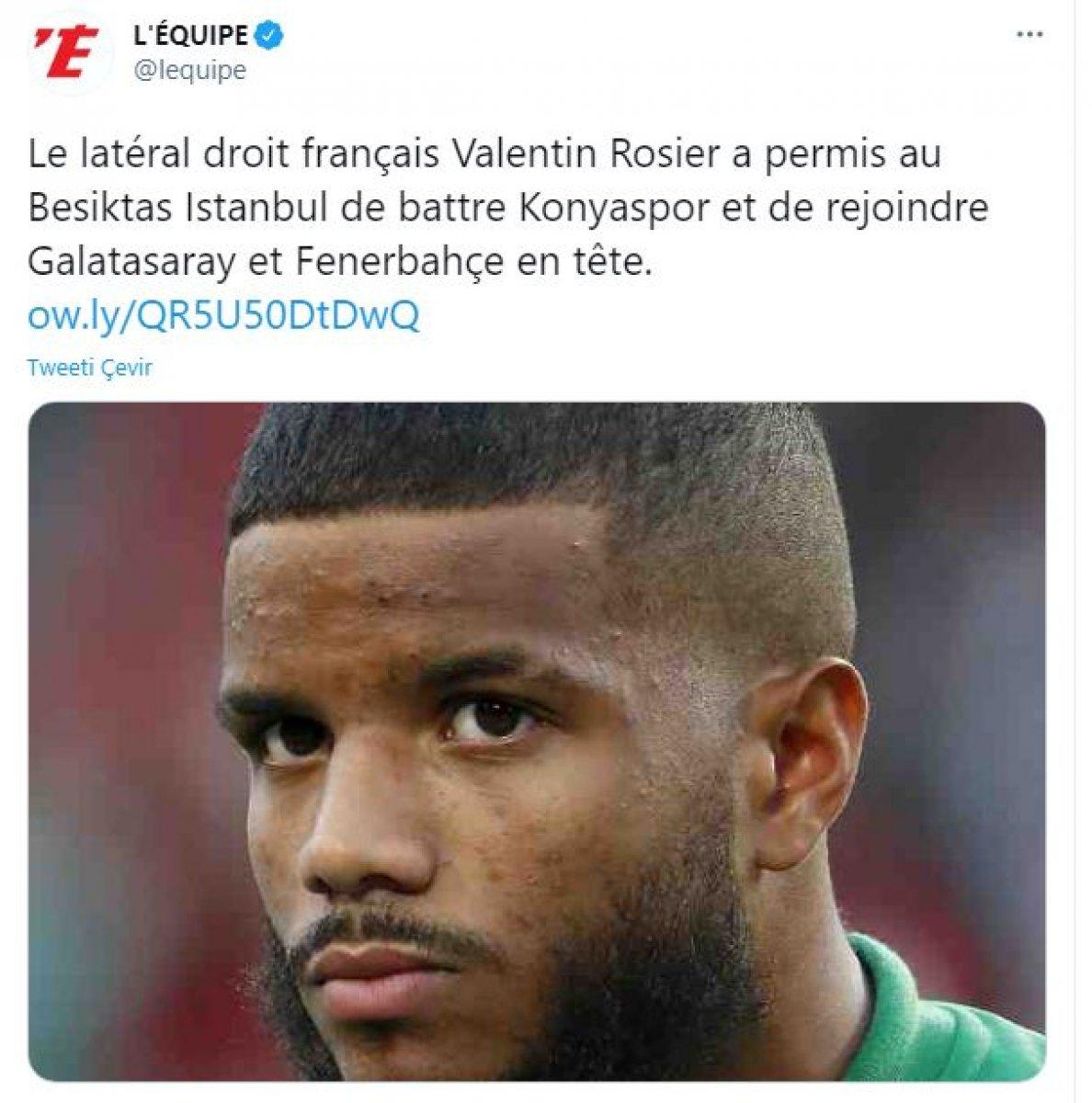 Beşiktaşlı taraftarlardan Valentin Rosier operasyonu