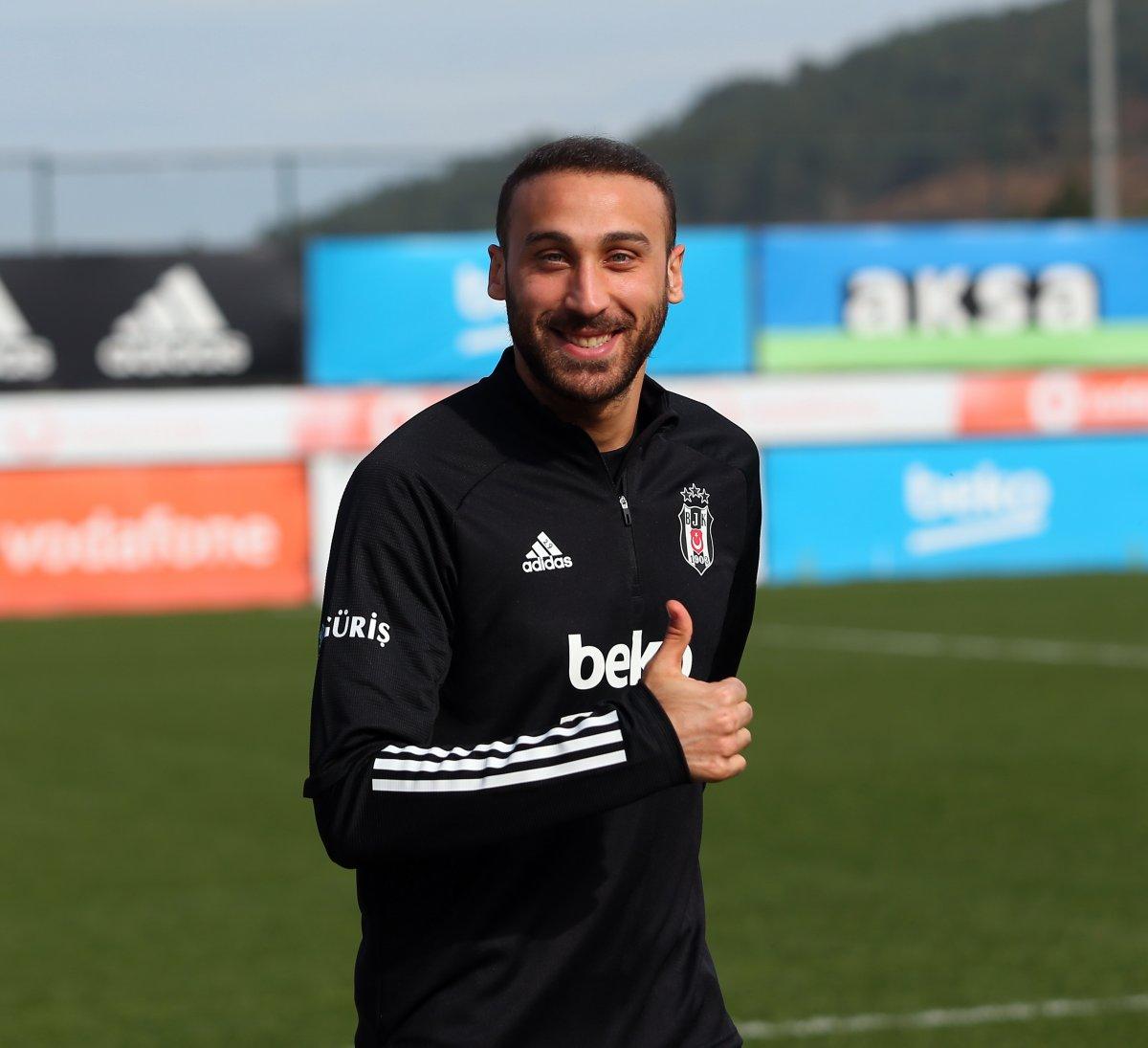 Cenk Tosun yıllar sonra Beşiktaş antrenmanında