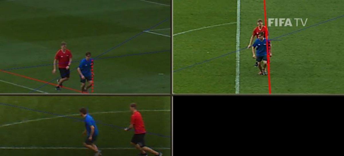 VAR odasında ofsayt çizgileri nasıl çiziliyor