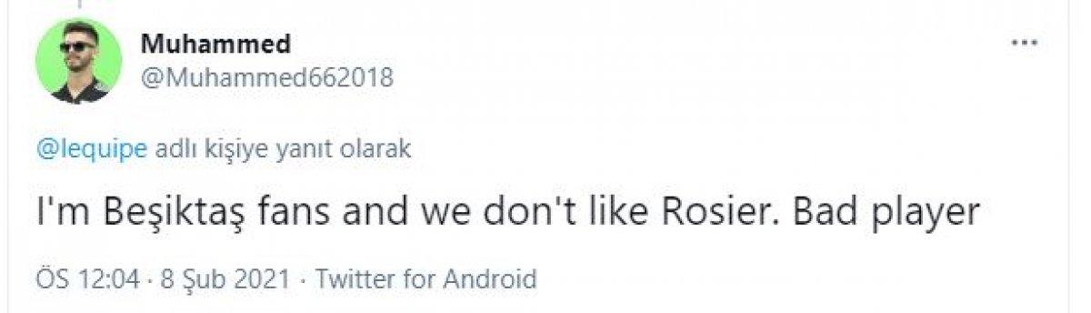 Beşiktaşlı taraftarlardan Valentin Rosier operasyonu