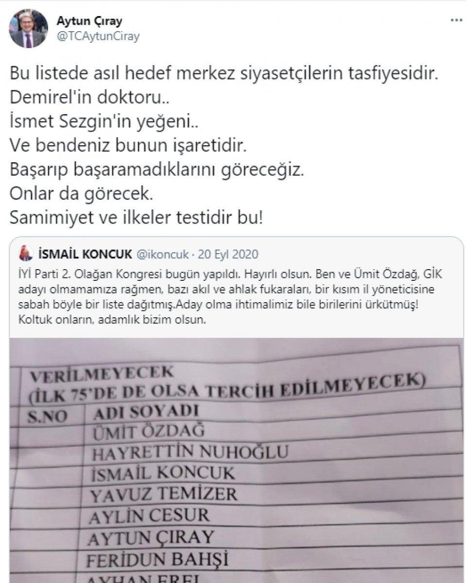 Meral Akşener, Aytun Çıray'ı başdanışmanı olarak atadı
