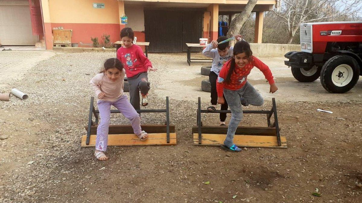 Osmaniye'de çocukların Survivor'ı, renkli görüntüler oluşturdu