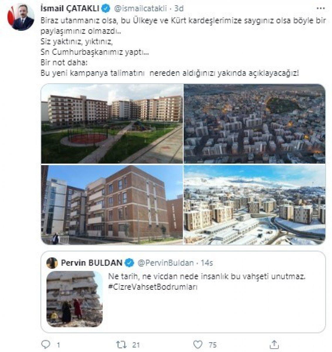 İçişleri Bakan Yardımcısı Çataklı'dan HDP'ye cevap: Siz yaktınız Cumhurbaşkınımız yaptı