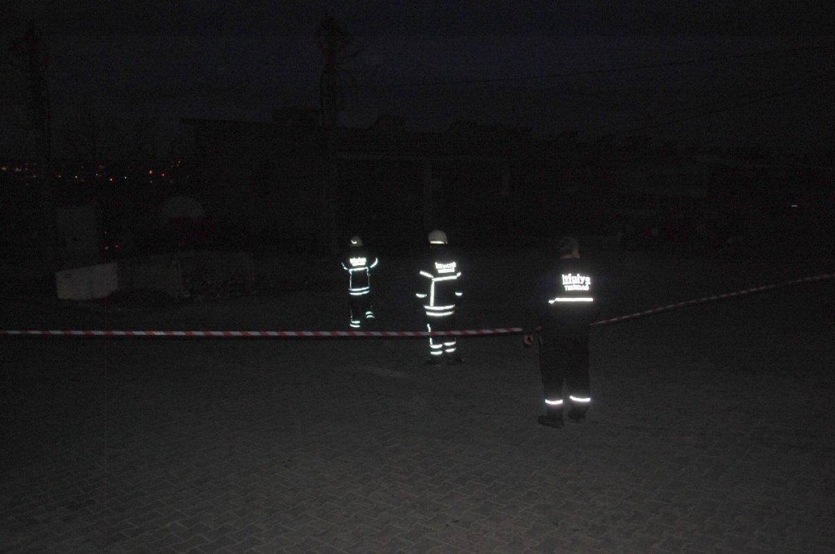 Tekirdağ'da trafo bomba gibi patladı