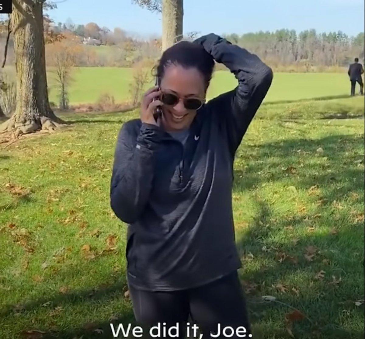 ABD Başkan Yardımcısı Kamala Harris spor yaparken görüntülendi