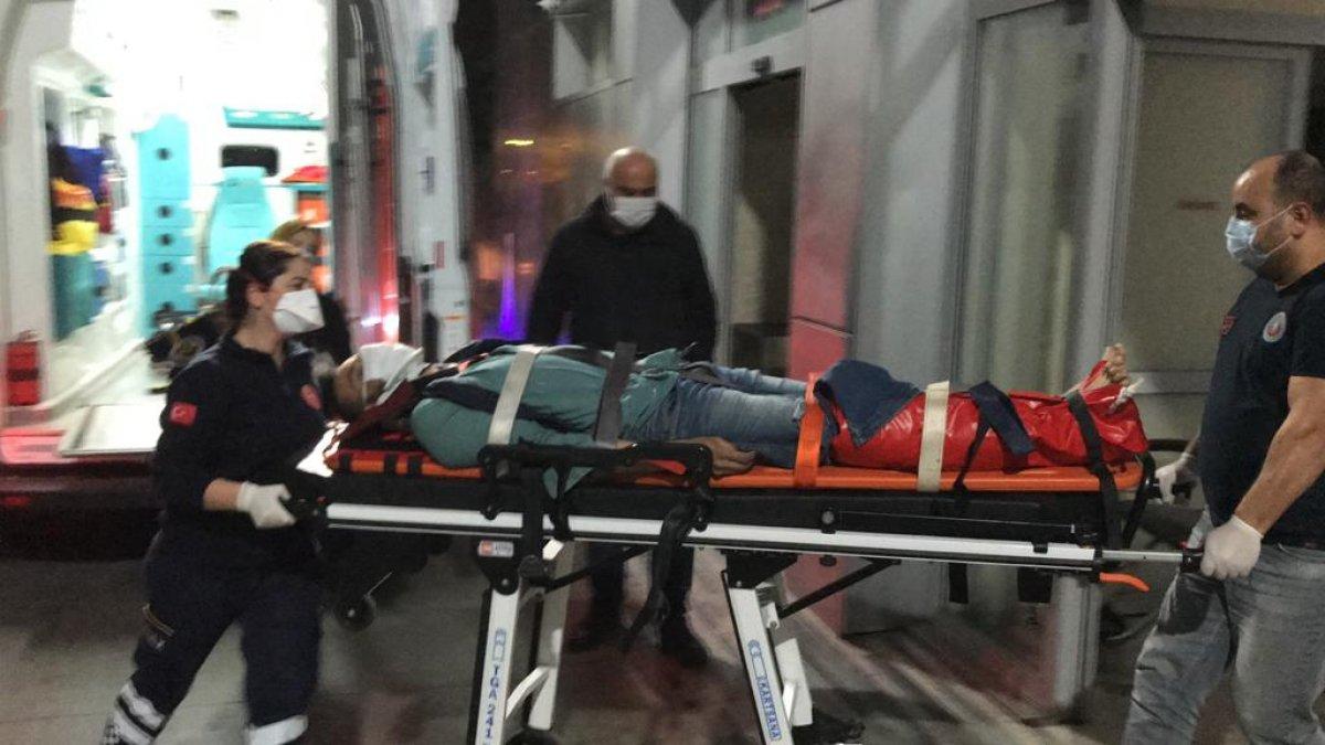 Kocaeli’de polisin ‘dur’ ihtarına uymayıp kaçarken ayağı kırıldı