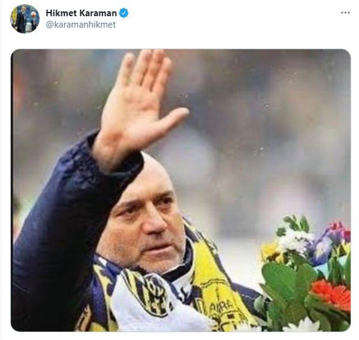 Ankaragücü'nde takımın başına Hikmet Karaman getirildi
