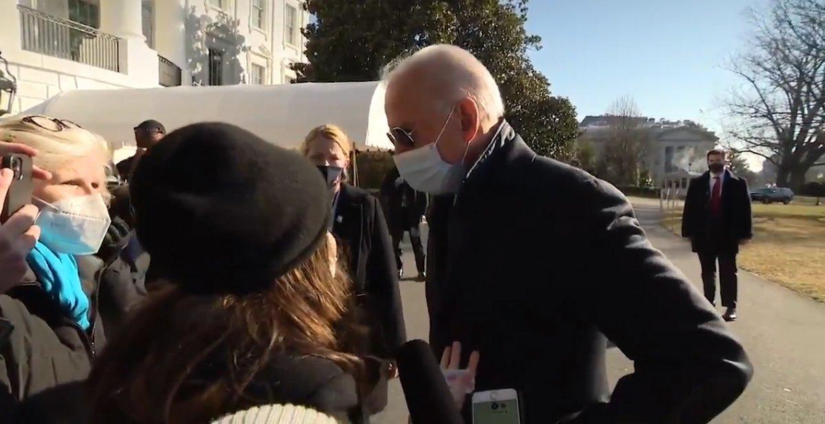 Joe Biden, muhabirin sorusunu anlamakta güçlük çekti