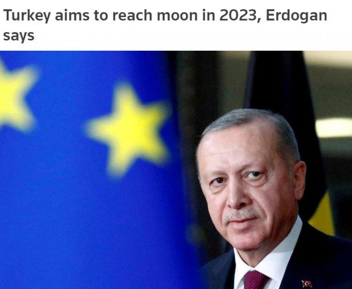 Türkiye'nin Milli Uzay Programı dünya basınında