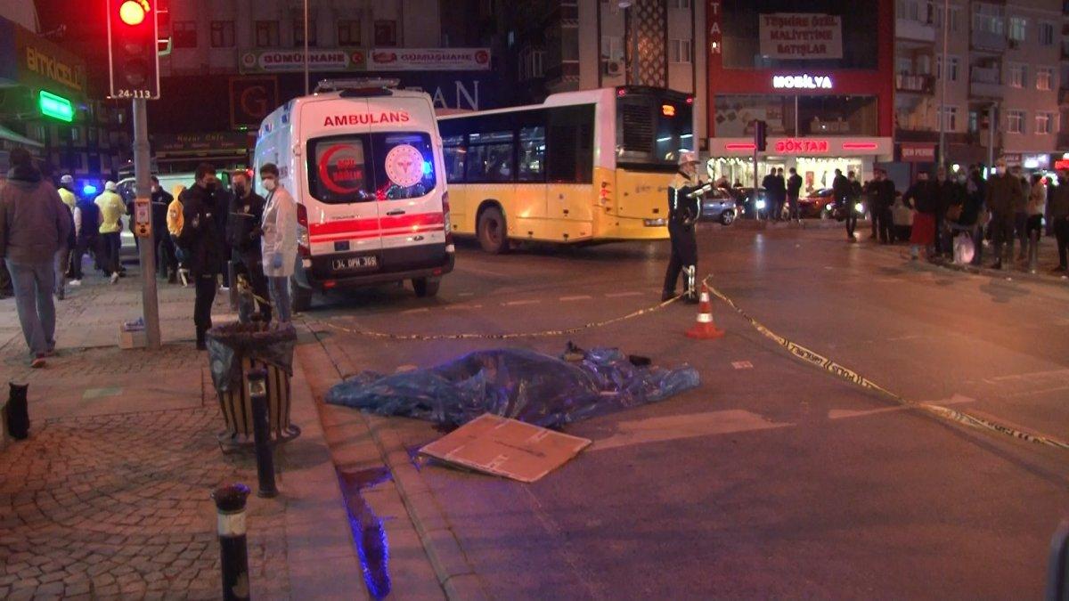 Ümraniye'de yolun karşısına geçmek isteyen engelli öldü