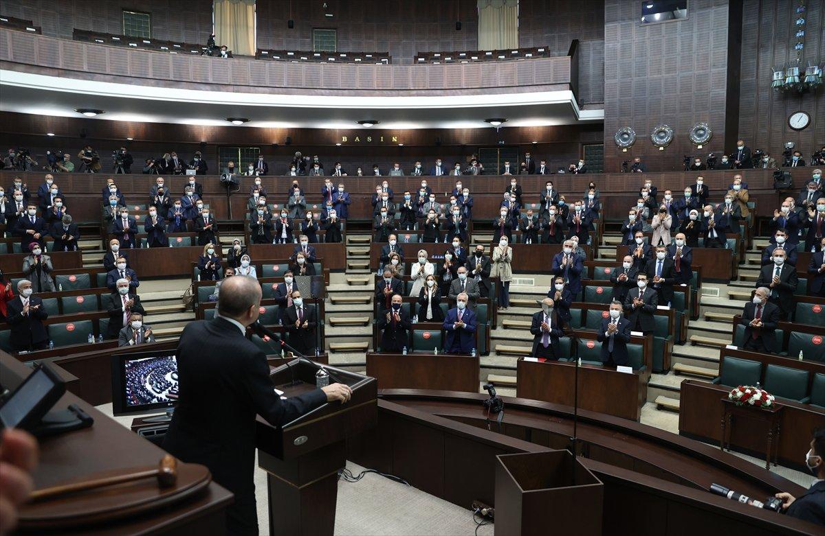 Cumhurbaşkanı Erdoğan, grup toplantısında konuştu