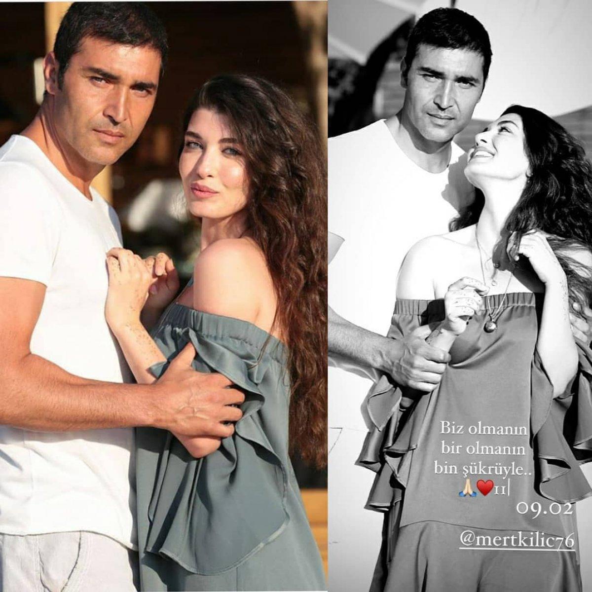 Aslıhan Güner'den Mert Kılıç'a romantik mesaj