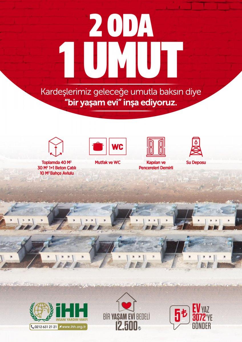 İHH, İdlib'de 'Yaşam Evleri' projesiyle briket evler inşa edecek