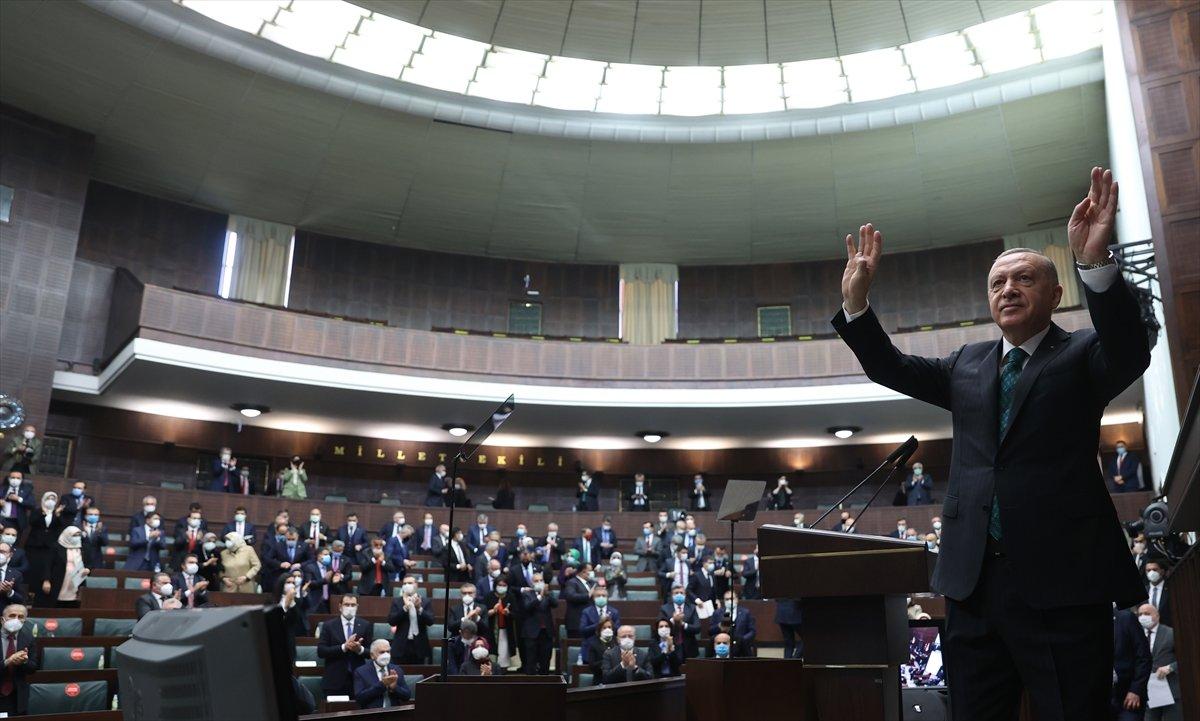 Cumhurbaşkanı Erdoğan, grup toplantısında konuştu