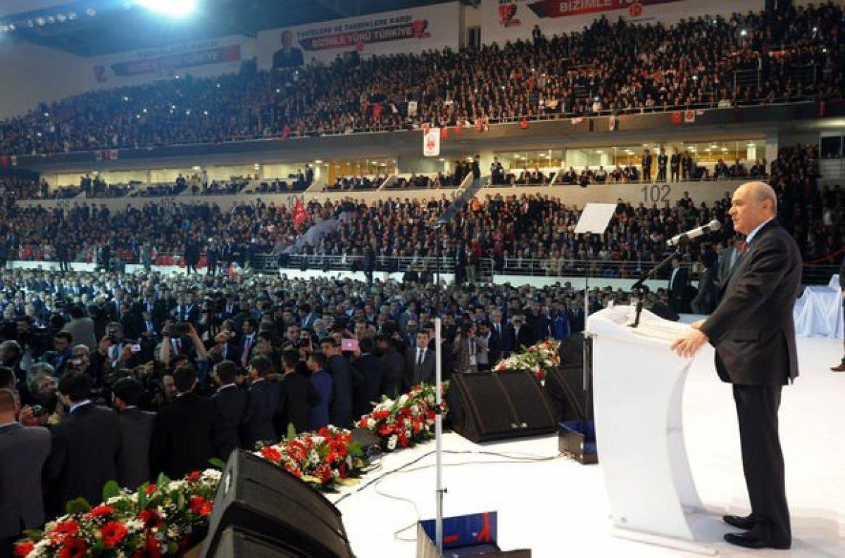 Devlet Bahçeli, genel başkanlık adaylığını duyurdu