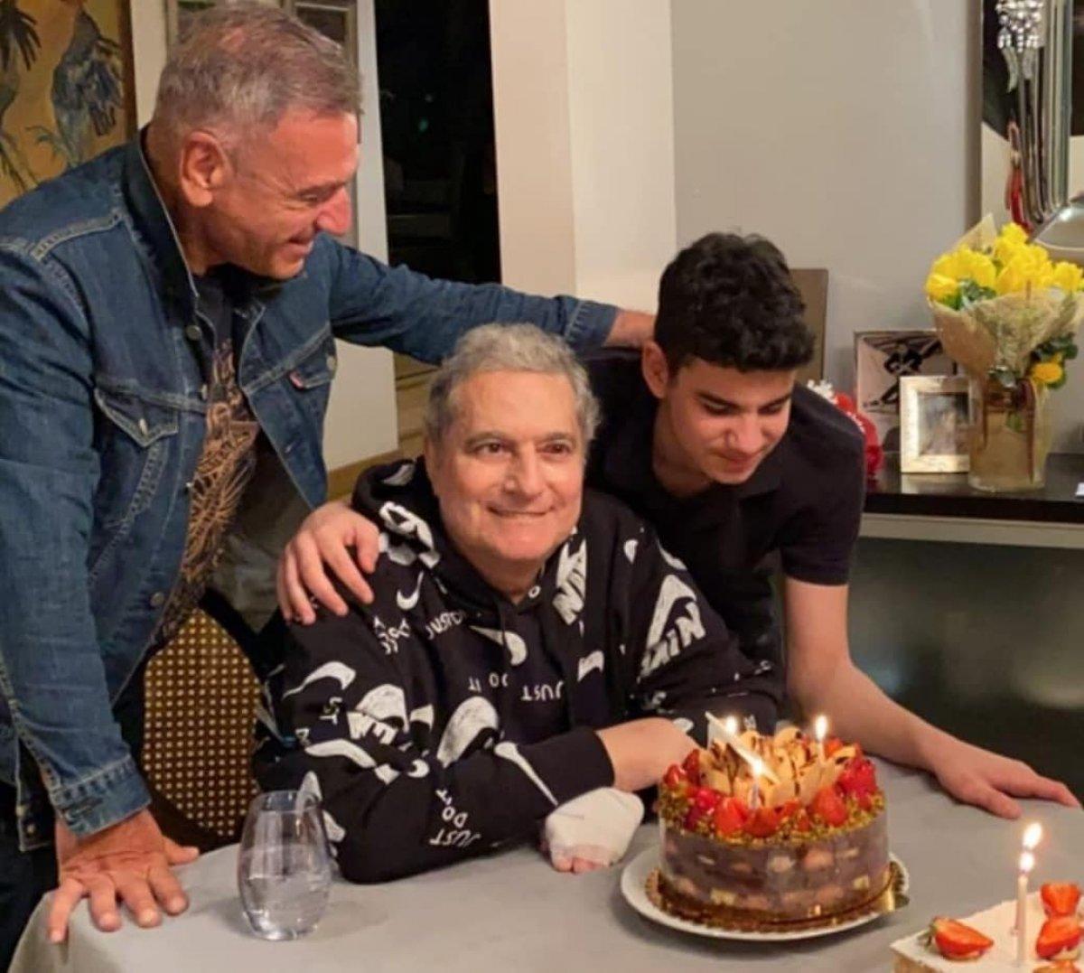 Mehmet Ali Erbil, eski eşleriyle doğum günü kutlaması yaptı